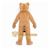 Tan Tiger Mascot Costume with Custom Logo Tan Tiger Mascot Costume with Custom Logo