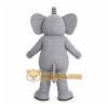 Gray Elephant Mascot Costume with Custom Logo Gray Elephant Mascot Costume with Custom Logo