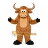 Brown Bull Mascot Costume with Custom Logo Brown Bull Mascot Costume with Custom Logo