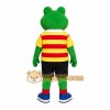 Green Frog Mascot Costume with Custom Logo Green Frog Mascot Costume with Custom Logo