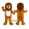 Brown Lion Mascot Costume with Custom Logo Brown Lion Mascot Costume with Custom Logo