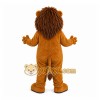 Brown Lion Mascot Costume with Custom Logo Brown Lion Mascot Costume with Custom Logo