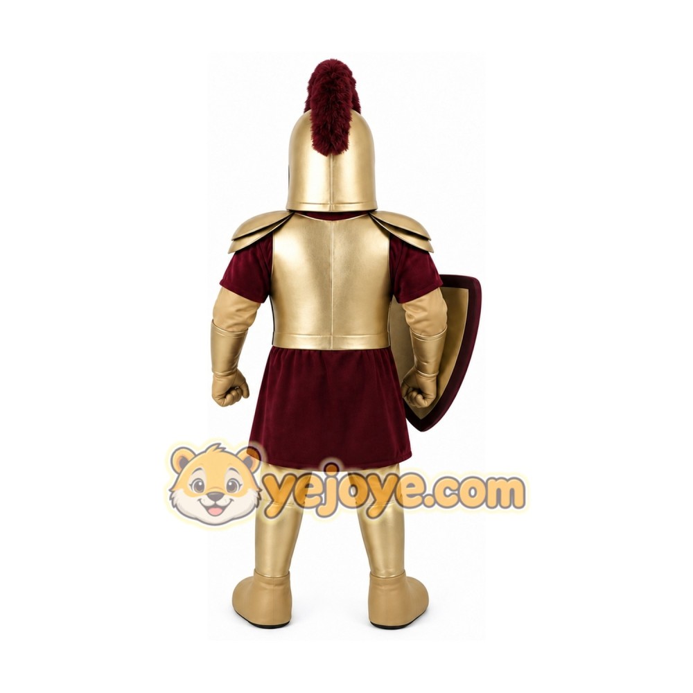 Armored Knight Mascot Costume with Custom Logo Armored Knight Mascot Costume with Custom Logo