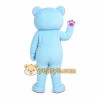 Blue Bear Mascot Costume with Custom Logo Blue Bear Mascot Costume with Custom Logo