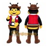 Yellow Bee Mascot Costume with Custom Logo Yellow Bee Mascot Costume with Custom Logo