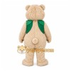 Beige Bear Mascot Costume with Custom Logo Beige Bear Mascot Costume with Custom Logo