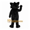 Black Cat Mascot Costume with Custom Logo Black Cat Mascot Costume with Custom Logo