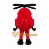 Red Helicopter Mascot Costume with Custom Logo Red Helicopter Mascot Costume with Custom Logo