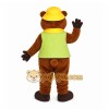 Brown Bear Mascot Costume with Custom Logo Brown Bear Mascot Costume with Custom Logo