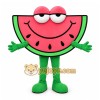 Pink Watermelon Mascot Costume with Custom Logo