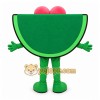 Pink Watermelon Mascot Costume with Custom Logo