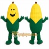 Yellow Corn Mascot Costume with Custom Logo Yellow Corn Mascot Costume with Custom Logo