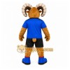 Brown Ram Mascot Costume with Custom Logo Brown Ram Mascot Costume with Custom Logo