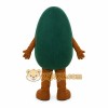 Green Avocado Mascot Costume with Custom Logo Green Avocado Mascot Costume with Custom Logo