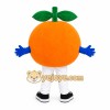 Orange Fruit Mascot Costume with Custom Logo Orange Fruit Mascot Costume with Custom Logo