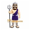 Sea King with Trident Mascot Costume with Custom Logo Sea King with Trident Mascot Costume with Custom Logo