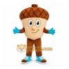 Brown Acorn Mascot Costume with Custom Logo Brown Acorn Mascot Costume with Custom Logo