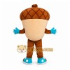 Brown Acorn Mascot Costume with Custom Logo Brown Acorn Mascot Costume with Custom Logo