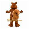 Brown Squirrel Mascot Costume with Custom Logo Brown Squirrel Mascot Costume with Custom Logo
