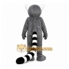 Gray Lemur Mascot Costume with Custom Logo Gray Lemur Mascot Costume with Custom Logo