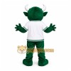 Green Monster Mascot Costume with Custom Logo Green Monster Mascot Costume with Custom Logo