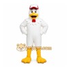 White Chicken Mascot Costume with Custom Logo White Chicken Mascot Costume with Custom Logo