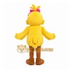 Yellow Bird Mascot Costume with Custom Logo Yellow Bird Mascot Costume with Custom Logo