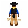 Brown Cowboy Mascot Costume with Custom Logo Brown Cowboy Mascot Costume with Custom Logo