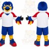 Blue Bird Mascot Costume with Custom Logo