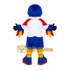 Blue Bird Mascot Costume with Custom Logo