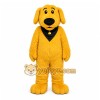 Yellow Dog Mascot Costume with Custom Logo Yellow Dog Mascot Costume with Custom Logo