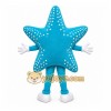 Blue Star Mascot Costume with Custom Logo Blue Star Mascot Costume with Custom Logo