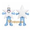 White Star Mascot Costume with Custom Logo