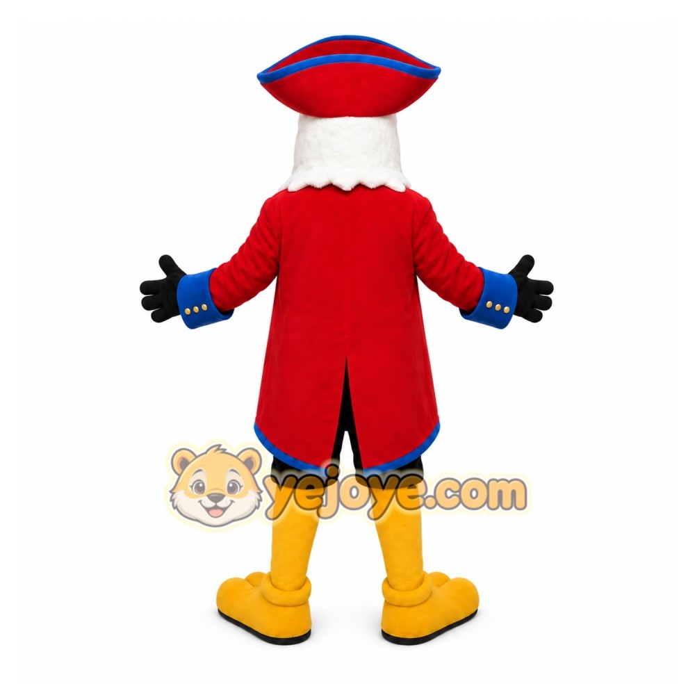 Red Bird Mascot Costume with Custom Logo