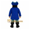 Blue Pirate Mascot Costume with Custom Logo Blue Pirate Mascot Costume with Custom Logo