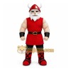 Red Viking Mascot Costume with Custom Logo Red Viking Mascot Costume with Custom Logo