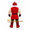Red Viking Mascot Costume with Custom Logo Red Viking Mascot Costume with Custom Logo