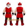 Red Viking Mascot Costume with Custom Logo