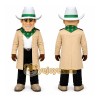 Beige Cowboy Mascot Costume with Custom Logo Beige Cowboy Mascot Costume with Custom Logo