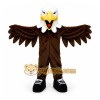 Brown Eagle Mascot Costume with Custom Logo Brown Eagle Mascot Costume with Custom Logo
