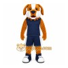 Brown Dog Mascot Costume with Custom Logo Brown Dog Mascot Costume with Custom Logo