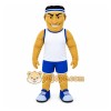 Tan Human Mascot Costume with Custom Logo Tan Human Mascot Costume with Custom Logo