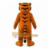 Orange Tiger Mascot Costume with Custom Logo Orange Tiger Mascot Costume with Custom Logo