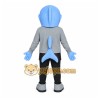 Blue Dolphin Mascot Costume with Custom Logo Blue Dolphin Mascot Costume with Custom Logo
