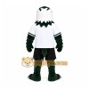 Black Eagle Mascot Costume with Custom Logo Black Eagle Mascot Costume with Custom Logo