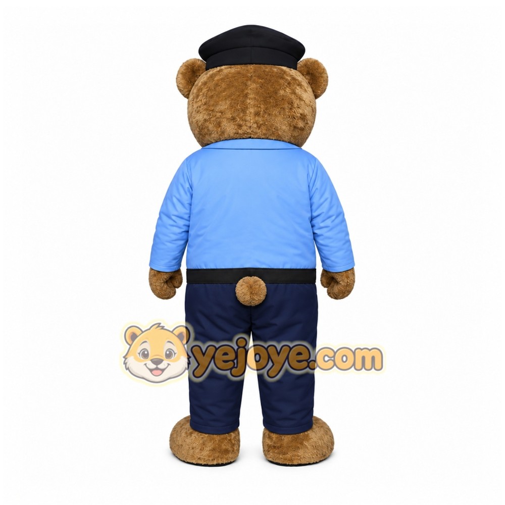 Brown Bear Mascot Costume with Custom Logo Brown Bear Mascot Costume with Custom Logo