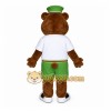 Brown Bear Mascot Costume with Custom Logo Brown Bear Mascot Costume with Custom Logo