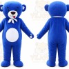 Brown Bear Mascot Costume with Custom Logo