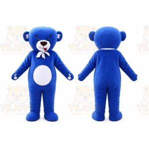 Brown Bear Mascot Costume with Custom Logo