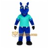 Blue Horse Mascot Costume with Custom Logo Blue Horse Mascot Costume with Custom Logo
